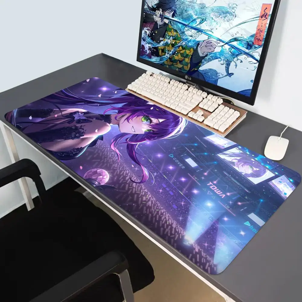 

Kawaii Mousepad Hololive Tokoyami Towa Gaming Mouse Pad Computer Desktop Mat PC Anime Girl Keyboard Gamer Accessories Table Mat