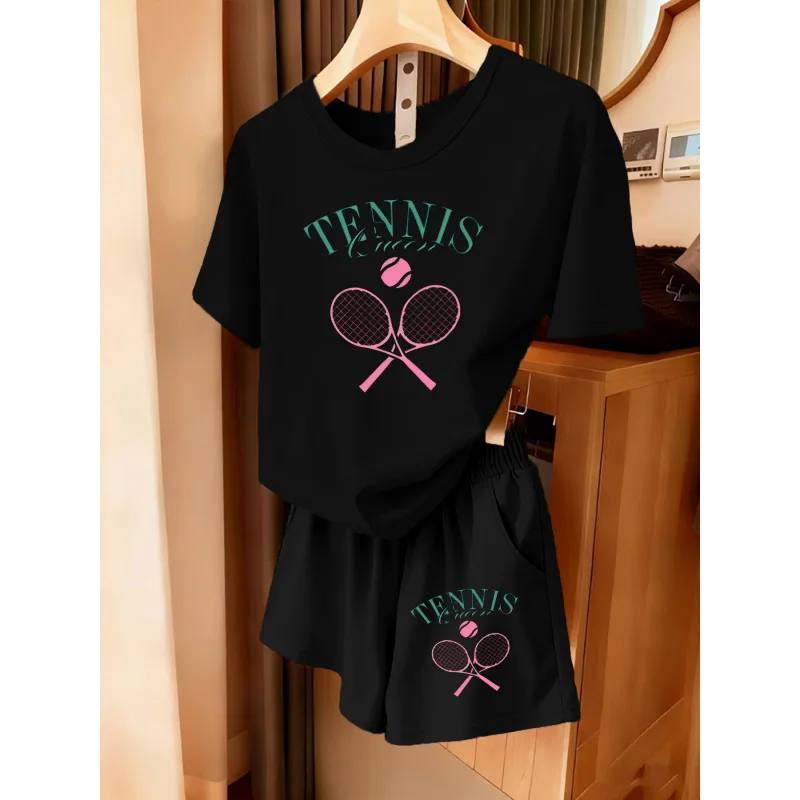 The 2026 women's short-sleeve top and shorts set is comfortable, soft, and breathable—perfect for everyday workouts. view 6