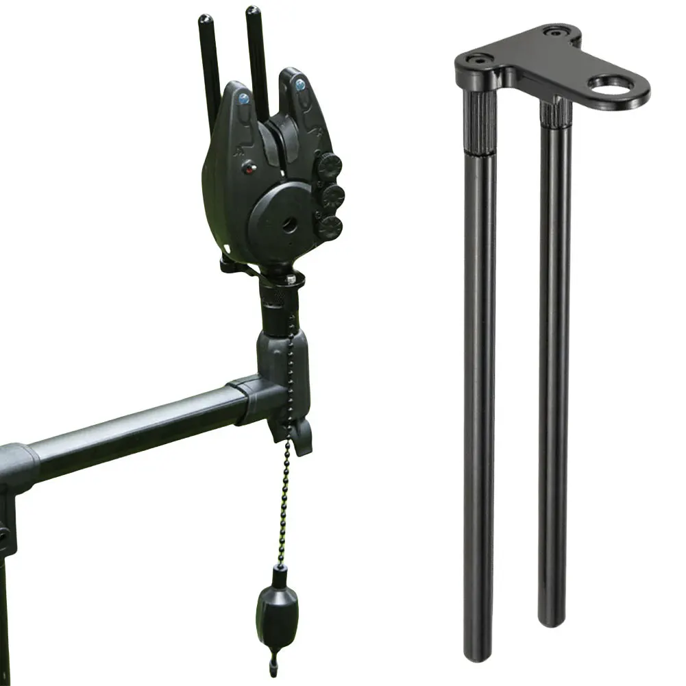 مجموعة أعواد مقاومة للرياح من سبائك الألومنيوم، صنارة صيد تلسكوبية محمولة خفيفة الوزن، مؤشر لدغة السمك لأداة صيد سمك الشبوط