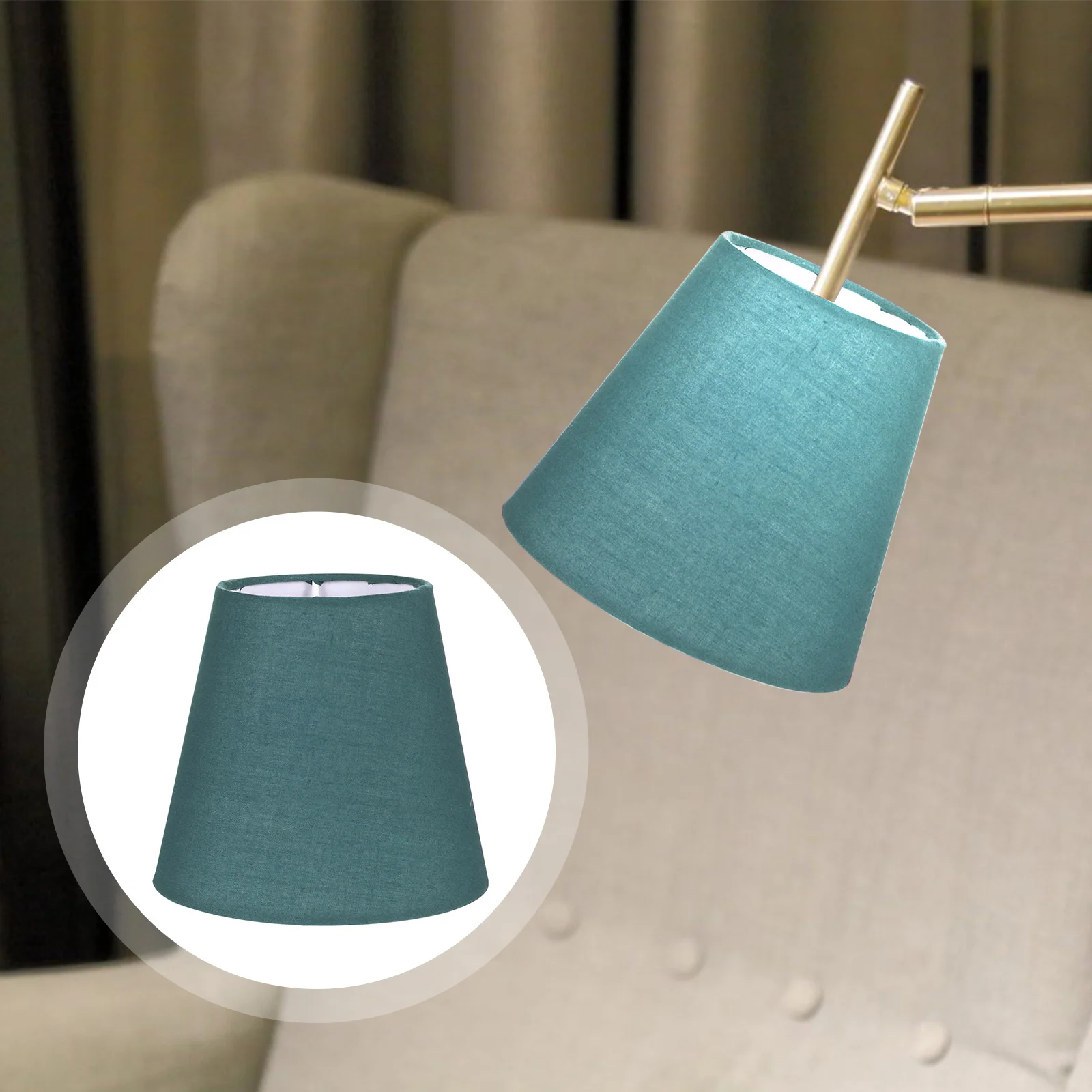 

Fabric Lampshade Dust Covers Drum Rustic Holder Cylinder Light Bulbs Chandelier Ceiling Accessories
