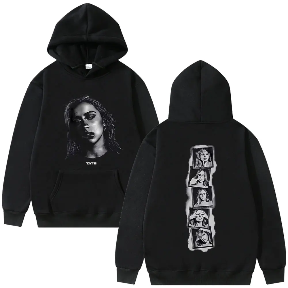 

Tate Mcrae Face Graphic Hoodie So Close To What Miss Possessive 2025 World Tour Pullover Men Women Vintage Oversized Sweatshirt