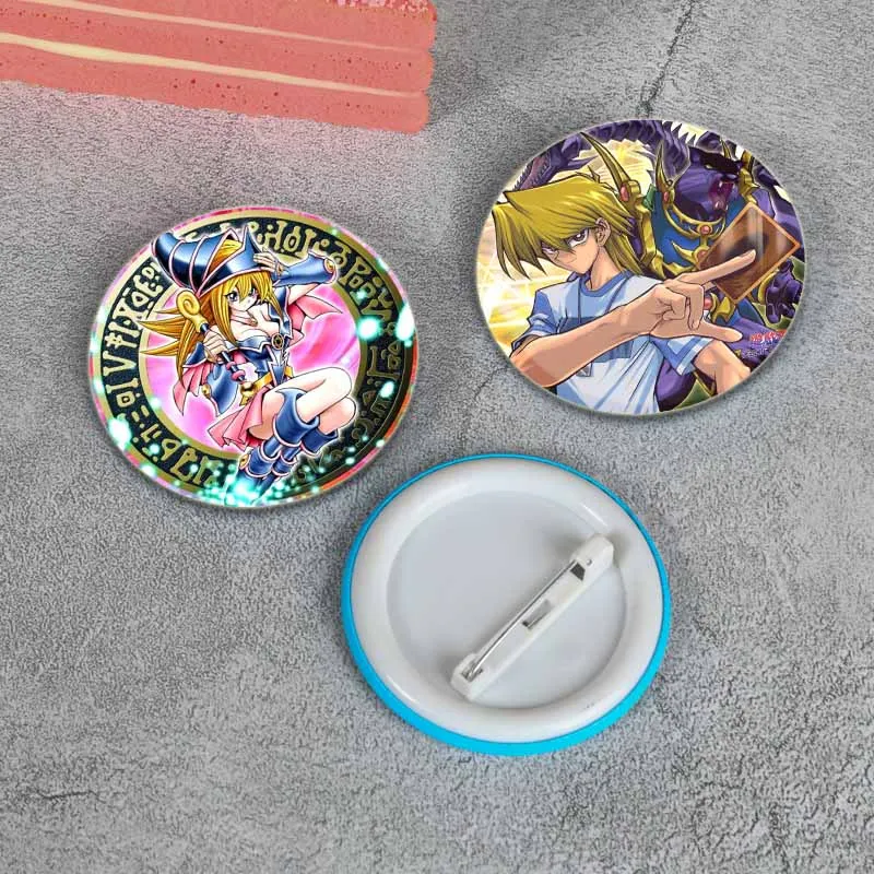 Anime Yu-Gi-Oh! Duel Monsters Brooch Pins Fashion Jewelry Accessories Cartoon Cosplay Badge for Clothes Backpack Decoration Gift