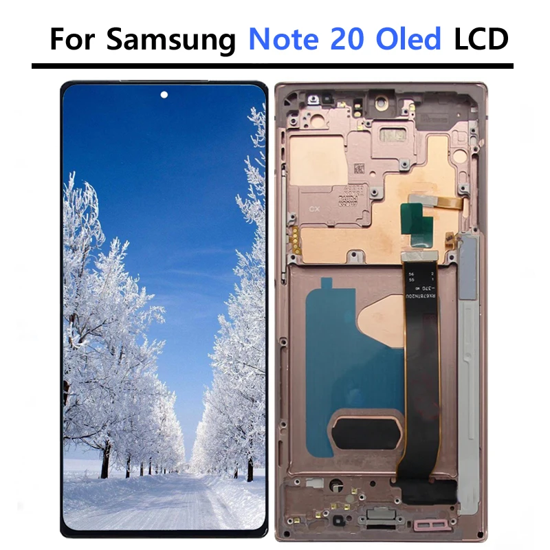 6.7 Inch Super OLED Note 20 LCD Replacement For Samsung Galaxy Note 20 N980 N980F LCD Display Touch Screen Digitizer Assembly