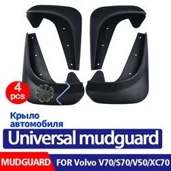 Car Accessories FOR Volvo XC70 V70 V50 S70 Universal Mudflaps Mudguards Fender Mud Flap Guard Splash Mudguard Front Rear 4pcs