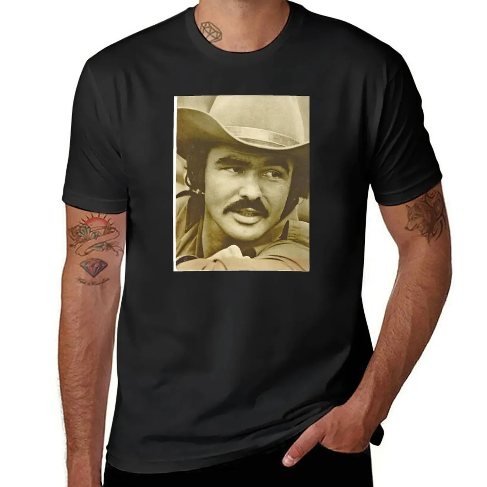 HAPPY BIRTHDAY BURT T-Shirt Short sleeve tee blue archive plain shirts men