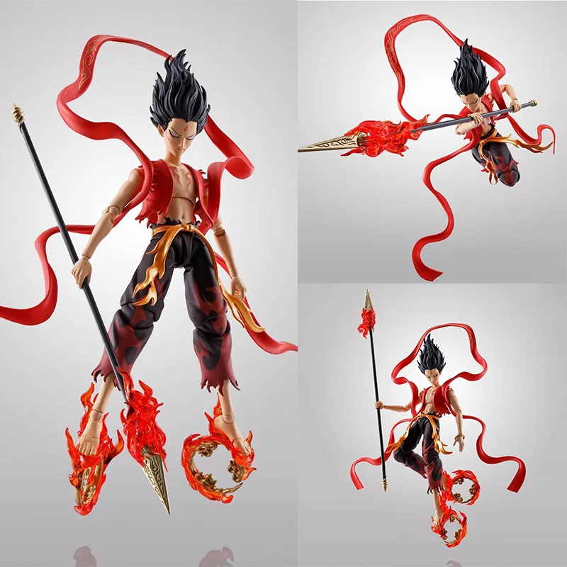 Figurka Nezha Anime Zestaw Modelarski Plastikowy Zabawka Chłopięca Prezent Oryginalne Pudełko Model Ozdoba Prezent Zabawka Prezent Urodzinowy