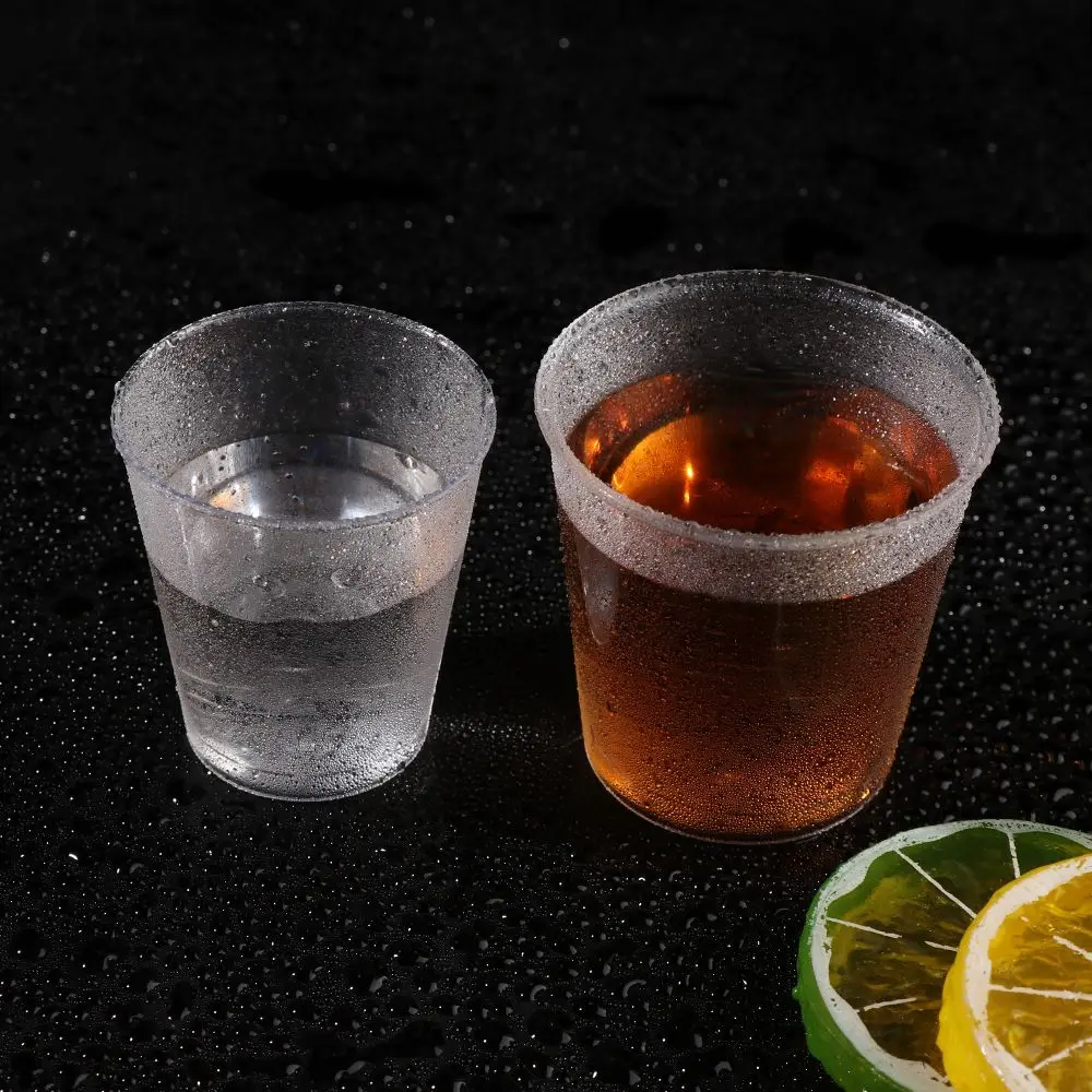 30/50X Cake DIY Decorating Tools Reusable Round Disposable Dessert Cups Reusable Muffin Cup Plastic Transparent Cupcake