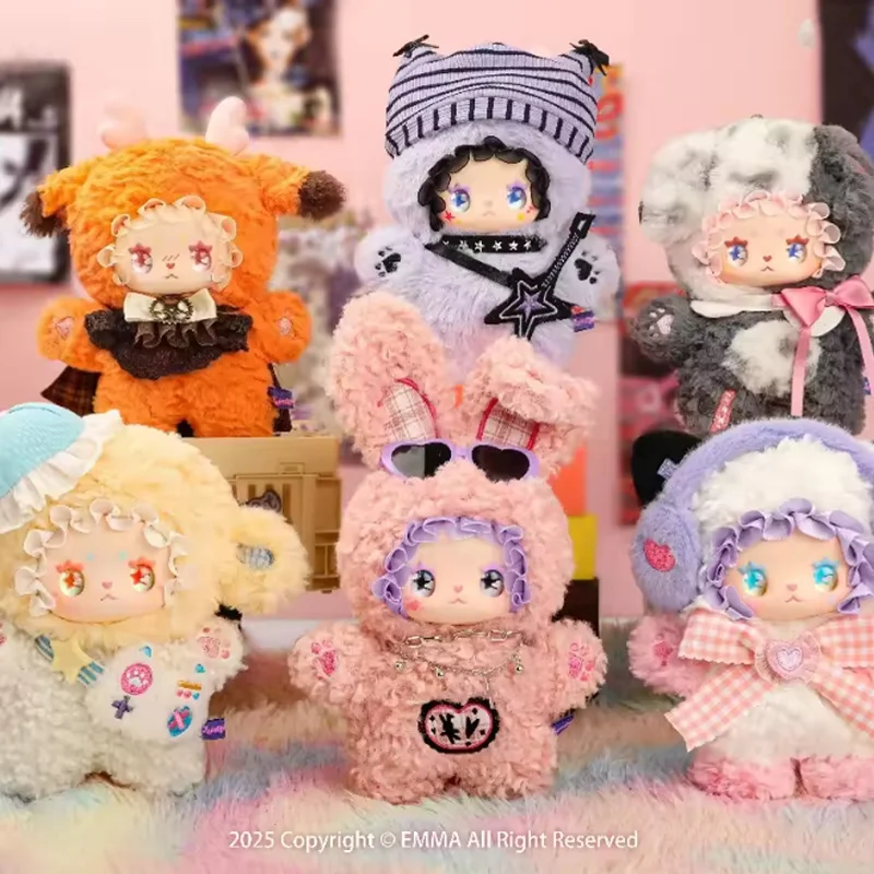 

Lovely Emma Punk Era Series Blind Box Mystery Box Anime Figures Toy Room Decoration Collection Pendant Birthday Surprise Gifts