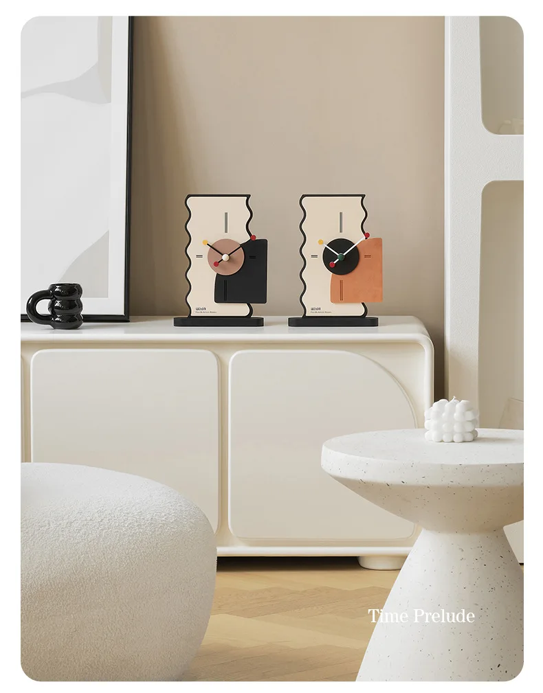 Простые украшения для настольных часов, домашний декор, кабинет, спальни, украшения для комнат, часы