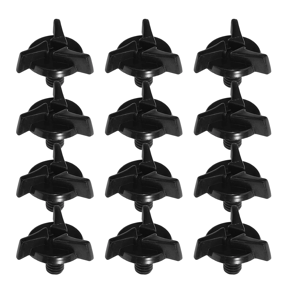 12 pcs Durable Motorcycle Visor Bolts Replacement Kit Universal Fit Lightweight Plastic Screws Easy Installation Screw Set For