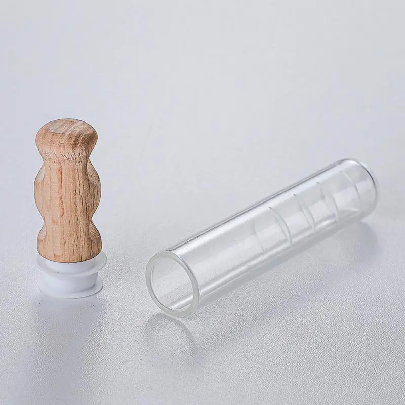 Glass Tea Infuser Creative Pipe Transparent Tea Drain Heat Resistant Spice Herb Universal Tea Strainer Teaware Tool Accessories