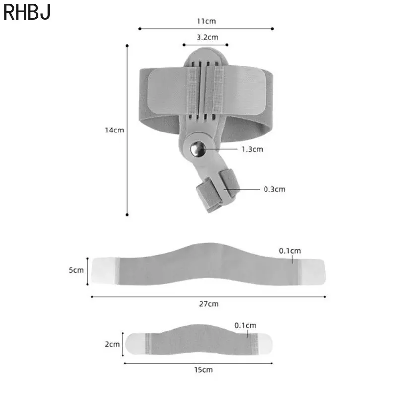 RHBJ 2Pcs Orthopedic Bunion Corrector Device Hallux Valgus Toe Correction Pedicure Foot Care Tool Thumb Big Bone Orthotics