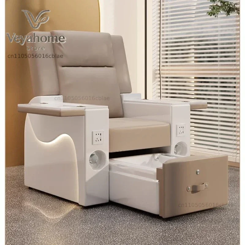 Ergonomic Pedicure Armchair Manicure Foot Massage Chair Sofa Beauty Adjustment Cadeira Manicure Multifunctional Pedicure Chair