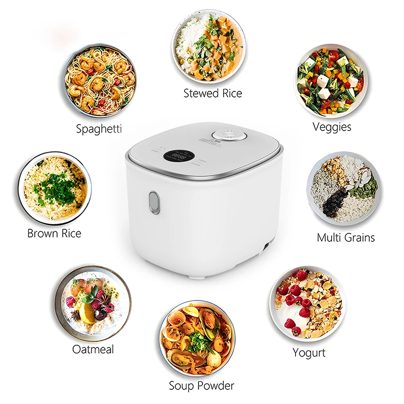 Hotsale 2L Multi-Purpose Cooker Low Sugar Home Touch Screen Smart Electric Mini Rice Cooker