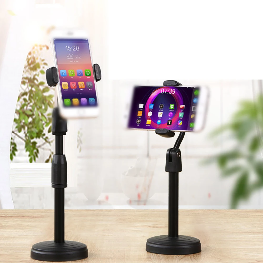 Portable Retractable Mobile Phone Desktop Stand Microphone Live Sunset Clip Ring Light Fill Light Stand Shoot Video Artifact