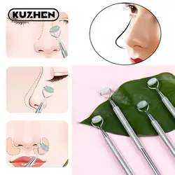 Eye Anti Wrinkle Natural Jade Roller Guasha Skin Scraper Facial Set Facial Stone Firming Face Anti-Aging Puffy Eyes Massager
