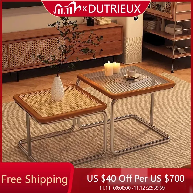 

Relaxing Aesthetic Side Table Design Luxury Metal Luxury Big Size Coffee Tables Unique Simple Mesa Auxiliar Ornaments Home Decor