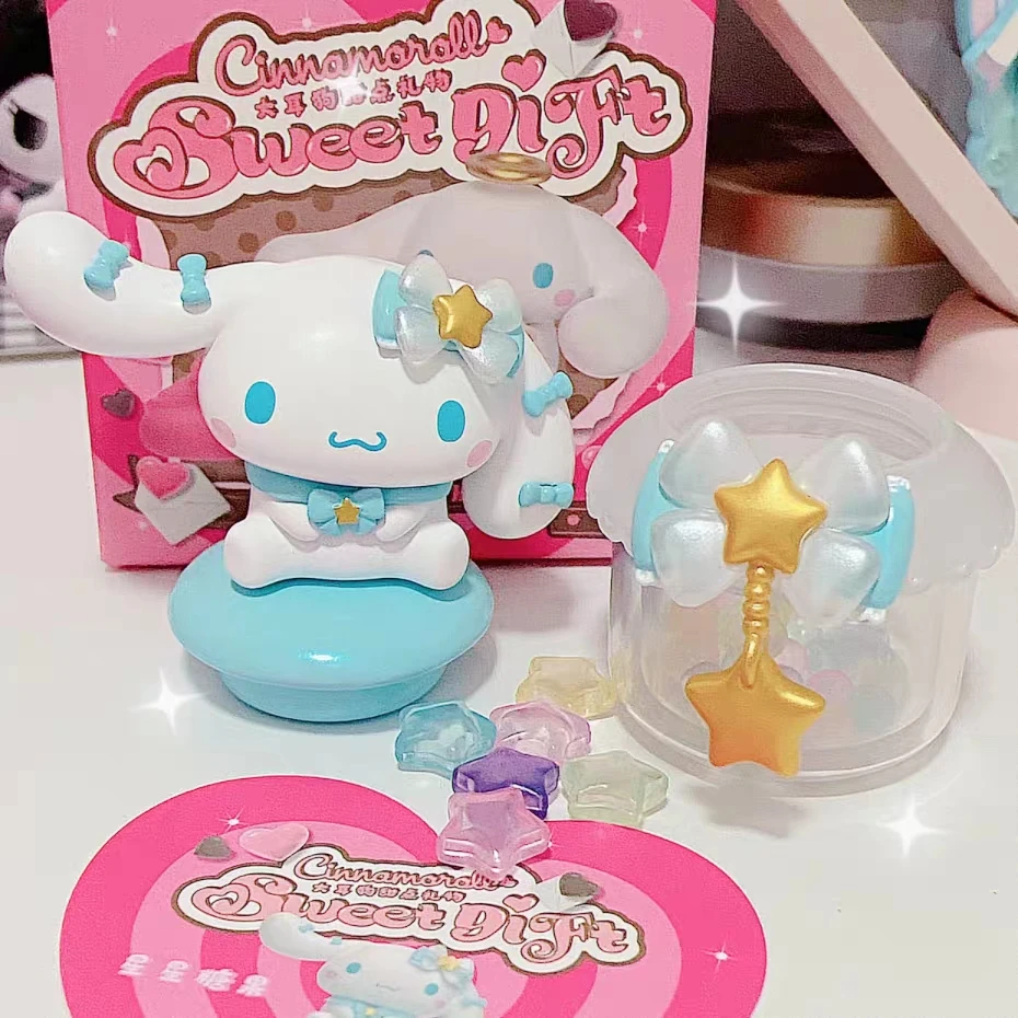 Cinnamoroll Sanrio Blind Box Dessert Gift Series Mystery Box Caja Ciega Surprise Doll Action Figure Toys Christmas Girl Gifts