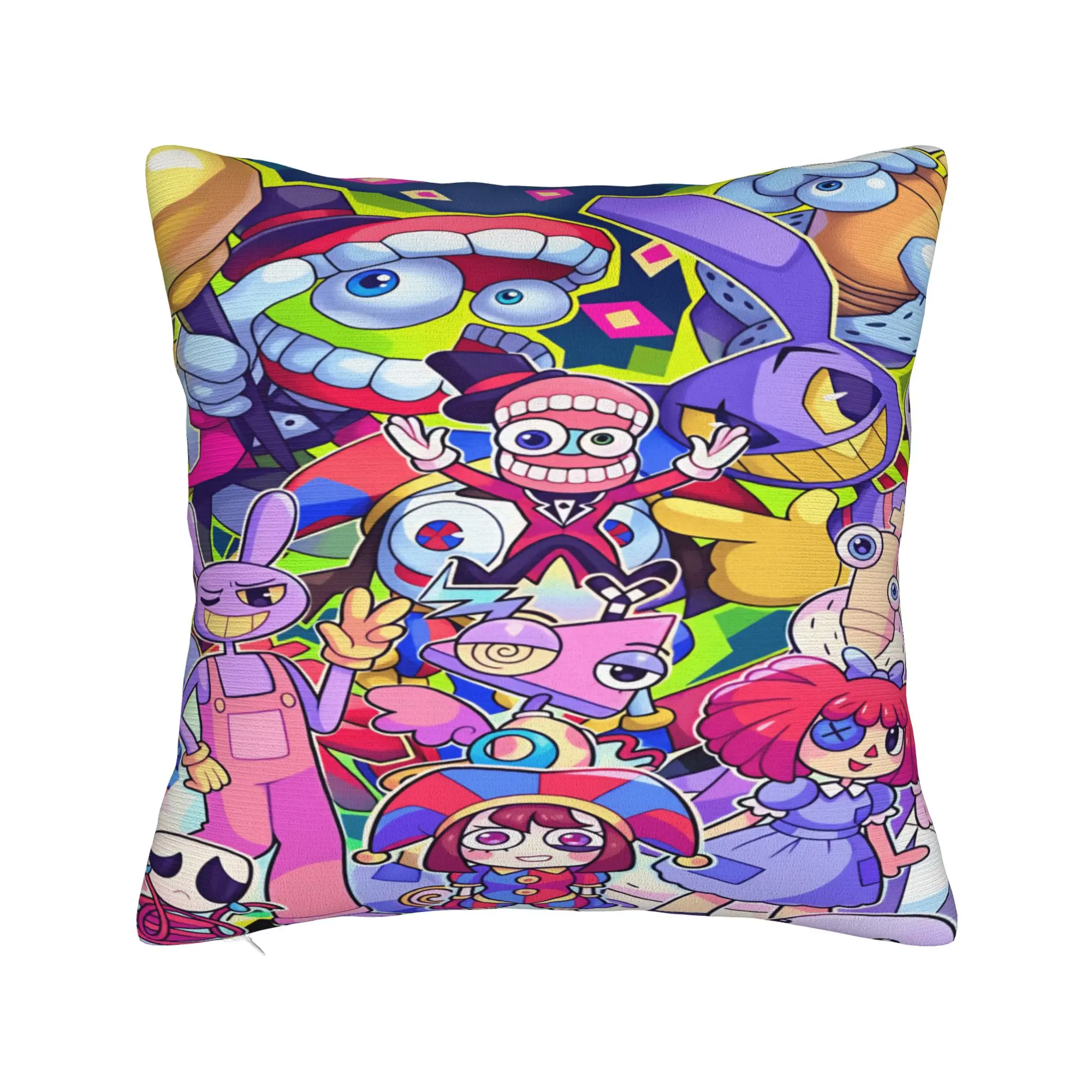 A-Amazing D-Digital C-Circus T-TADC Pillow Case  Vintage Pillow Cover Soft Pillowcases For Living Room Bed Chair