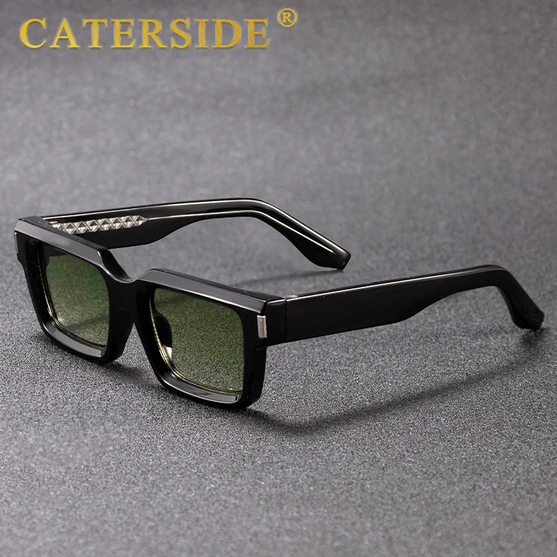 

CATERSIDE новые модные мужские квадратные солнцезащитные очки в стиле панк, брендовый дизайн, солнцезащитные очки в маленькой оправе, вечерние очки для путешествий, подарок, идеальный выбор