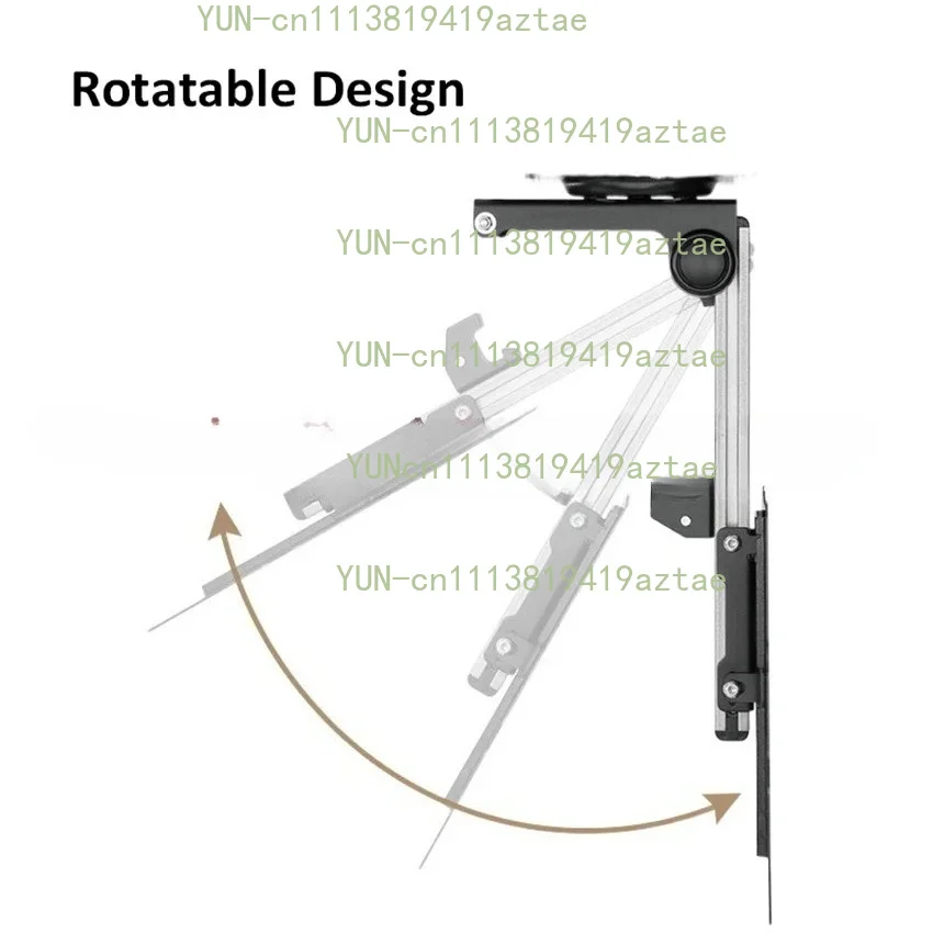 RV Folding Bracket 17-37 Inch TV Hanger Car Monitor Ceiling Lift Stand Kitchen Dining Caravan Motorhome TV Holder RV Accessories