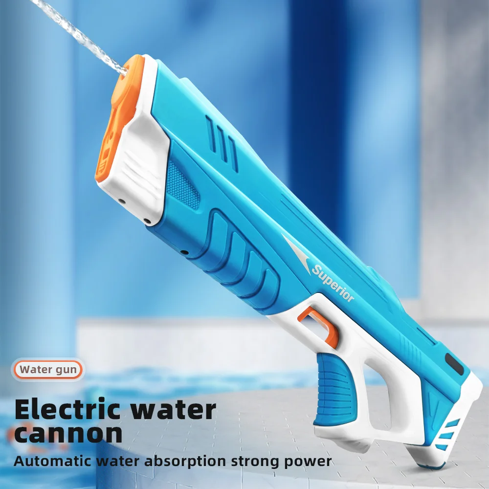 

Huiye Absorption Electric Water Gun Toys Kids Adults Summer Outdoor Beach Pool Water Fight Power Shooting Water Toys Gun Gifts