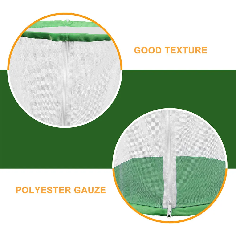 

Barrel Insect Observation Cage Mesh Enclosure Polyester Pop-up Butterfly Habitat