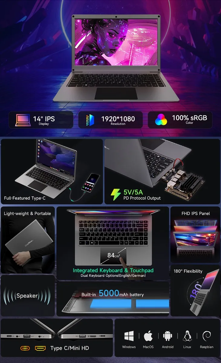 ノートPC用 拡張モニター ポータブルディスプレイ 14インチ CrowView Amazon.co.jp: FamilyKit ノートパソコン画面エクステンダー 14インチ