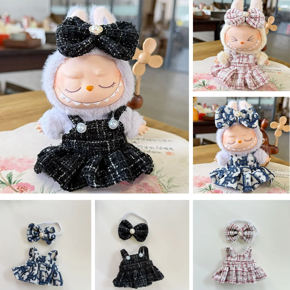 

Suitable for V1 V2 V3labubu doll clothing accessories design, dress set, mini doll clothing accessories, girl gifts