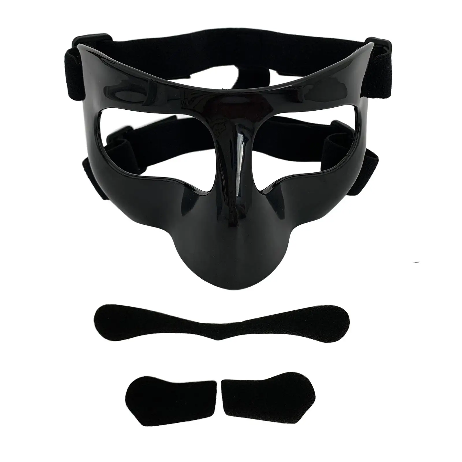 Adjustable Basketball Nose Protector Facial Guard Shield Polycarbonate Mask for Sports Training and Recovery