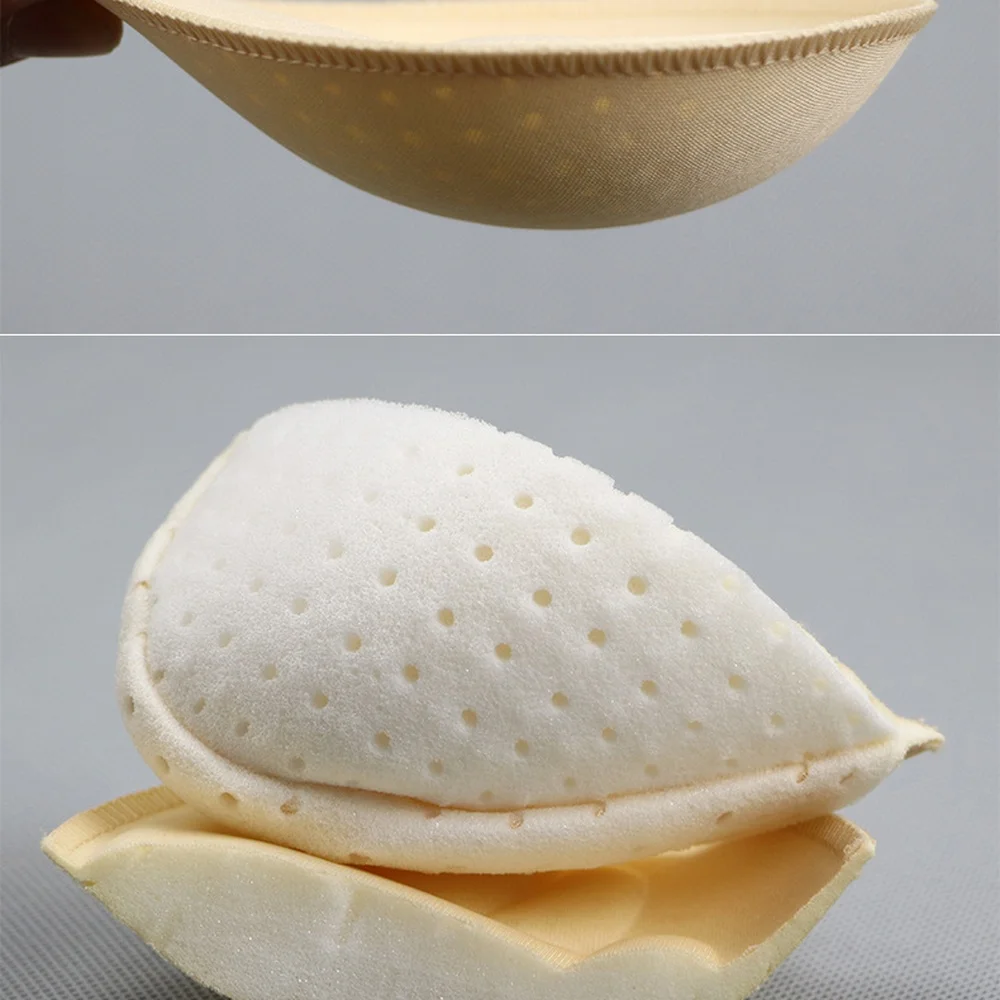 Soft Sponge Bra Pads Insert Thickened Bikini Cups For Swimsuit Sport Bra Natural Support Breathable Comfortable Everyday Use
