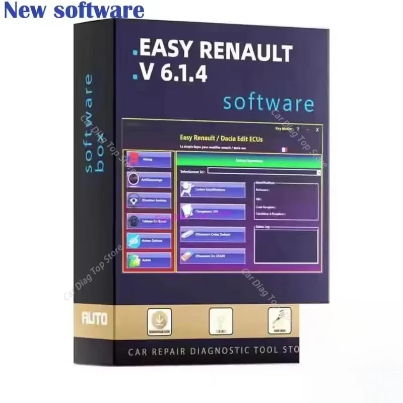2026 hot selling newest  Car software for ECU Programmer Clear Crash Airbag Card Keys UCH Cleaner WORK with OBDLink