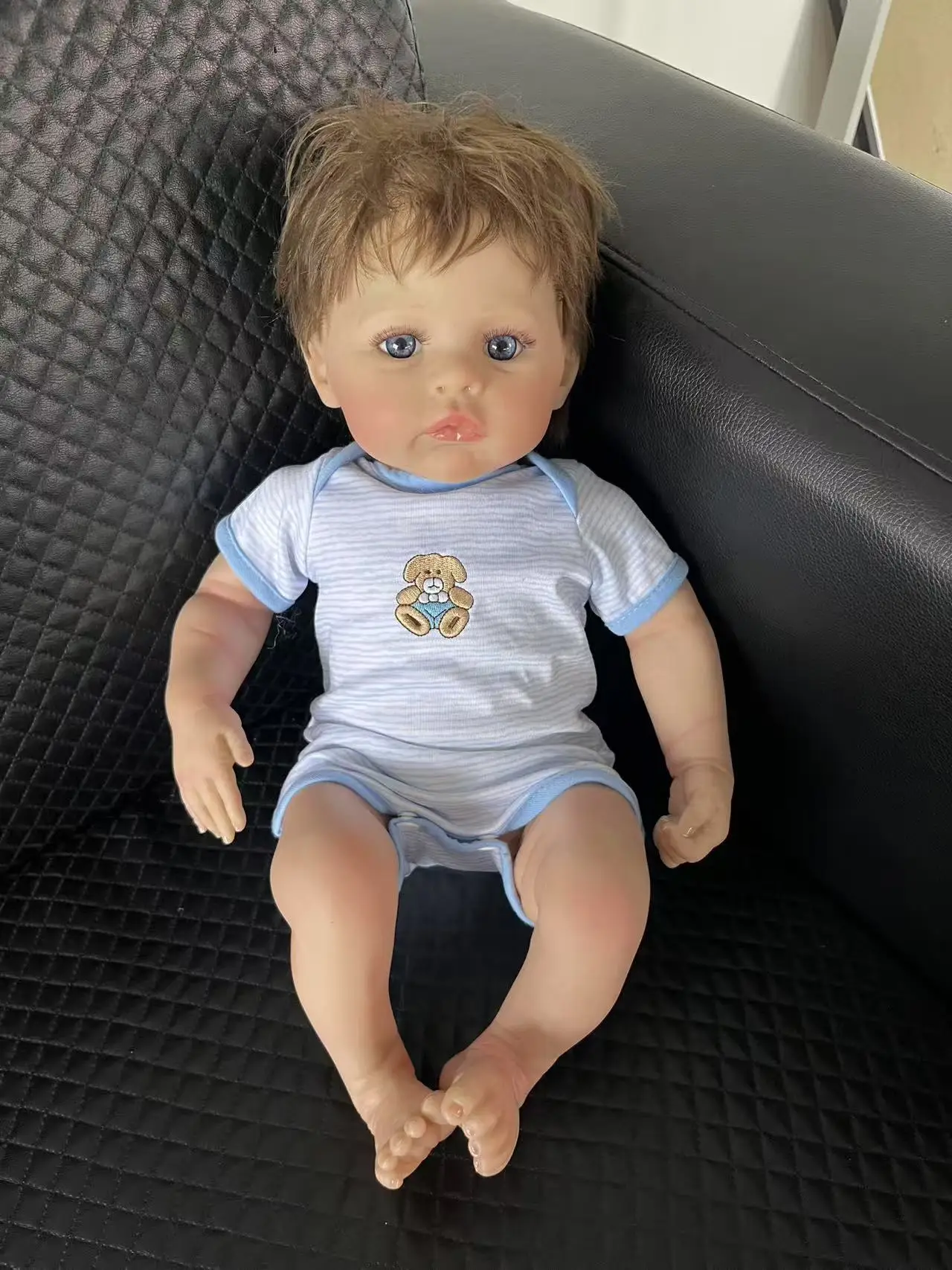 45CM Reborn bébé poupée prairie réaliste plusieurs couches peau 3D avec des veines visibles haute qualité Muñecas Bonecas Bebe Reborn poupées