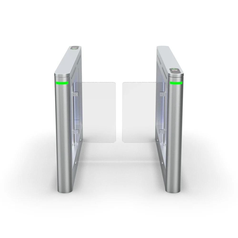 High-Speed Automatic Swing Barrier Gate with RFID QR Code & Face Recognition Access Control Turnstiles System
