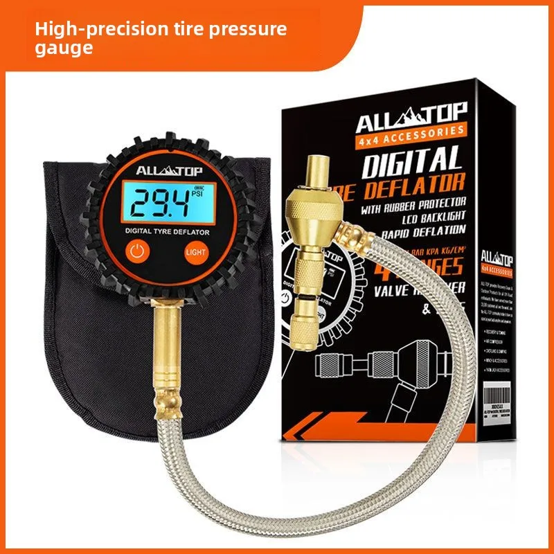 

High-precision Automotive Digital Display Electronic Tire Pressure Meter Tire Pressure Special Monitor Deflation Meter