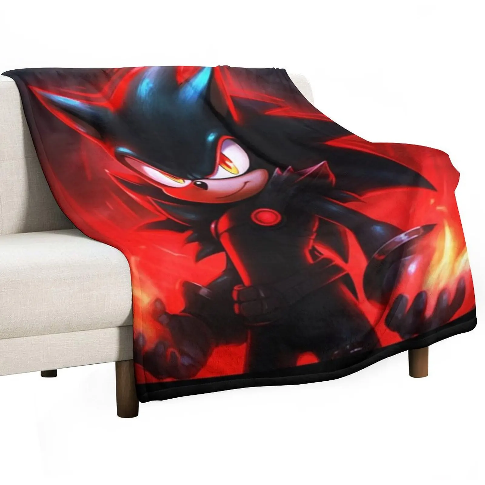 

Shadow the Hedgehog Throw Blanket wednesday christmas decoration Blankets
