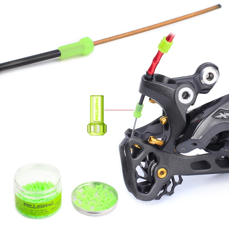 AliExpress 10PCS RISK Bike Bicycle Protective Sleeve Catheter Dustproof Plug Slick Lube Liner Shift Brake Cable Inner Line Dust Cover