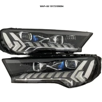 

High Quality Replacement Bumper Q7 2016-2020 Xenon LED Headlamp Upgrade 2020-2024 LED Headlights for-Audi