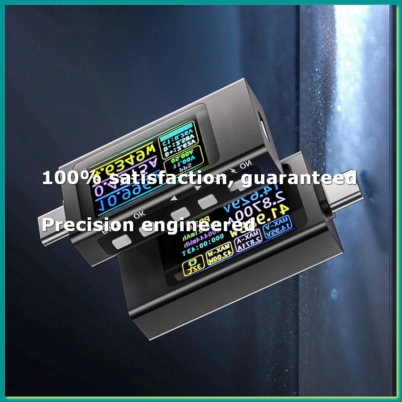 

Измеритель мощности KWS-X1 Type-C, многофункциональный цифровой тестер напряжения постоянного тока и амперметр для электриков - A86Z