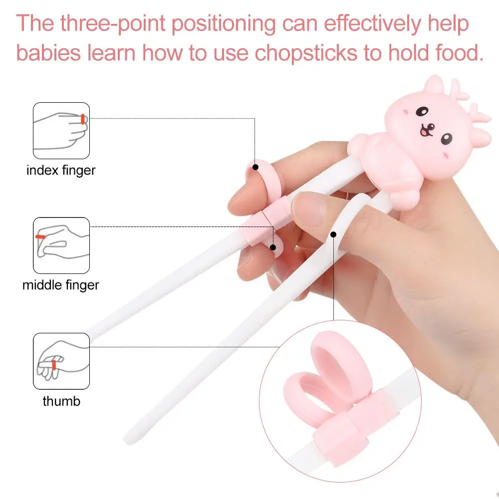 Cute Toughness Baby Tableware Eating Helper Training Learning Chopsticks Beginner Chopsticks