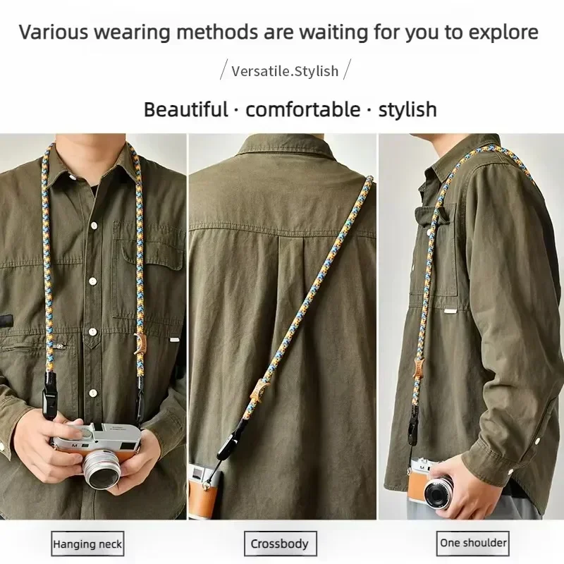 Quick Release Universal Camera Neck Strap for Sony Canon Nikon Fuji Leica Olympus Panasonic Pentax DSLR/Mirrorless Cameras