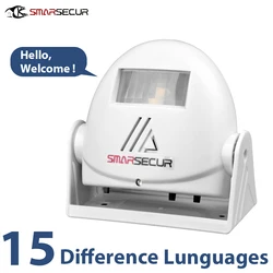 Smarsecur 15 sounds Multi Language visitor ding-dong bell chime Entry Alert Entrance Alarm Greeting Warning Doorbell