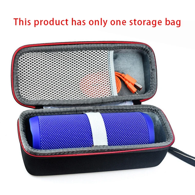 Travel Hard Case For JBL Flip 3 / 4 / 5 Bluetooth Portable Bluetooth Speaker Fits USB Cable And Accessories