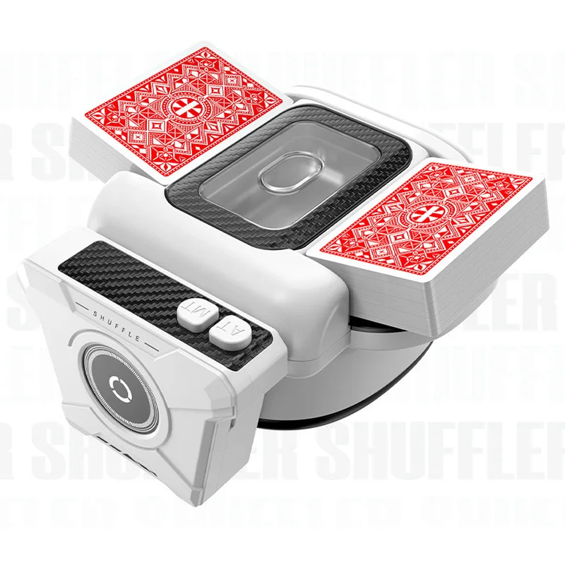 Electric Automatic Card Shuffler 2 Decks Poker Shuffler For Texas Holdem Casino Home Party Leisure Entertainment Adult