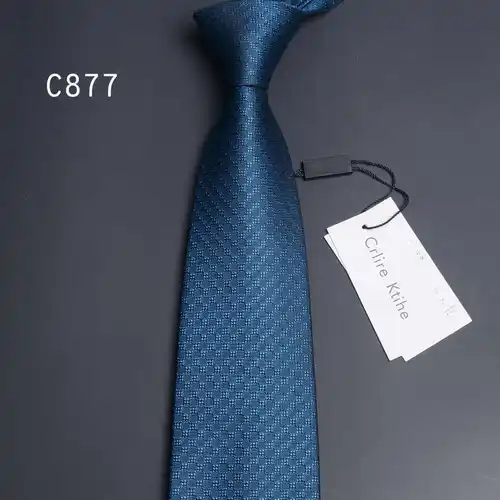 Imagen 2 del producto Corbata de Seda 100% de Alta Calidad para Hombre con Rayas Negras y Rojas, Versión Estrecha de 8 cm, Accesorios para Camisa de Negocios y Banquetes, Corbata de Seda