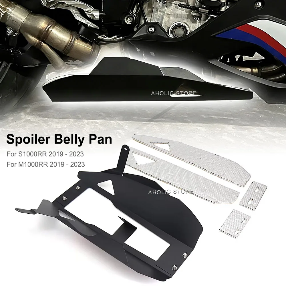 Motorcycle Engine Underguard For S1000RR M1000RR S 1000 RR M 1000RR 2019-2023 Spoiler Belly Pan with Heat Shield