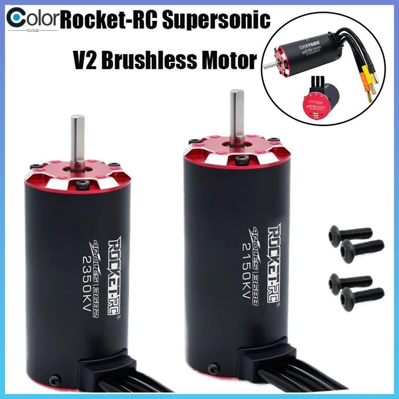 

Бесщеточный двигатель Surpasshobby Rocket-Rc Supersonic V2 3650 3660 3665 3670 3674 Порт температуры/сенсора для 1/8 1/10 радиоуправляемого автомобиля для внедорожной лодки