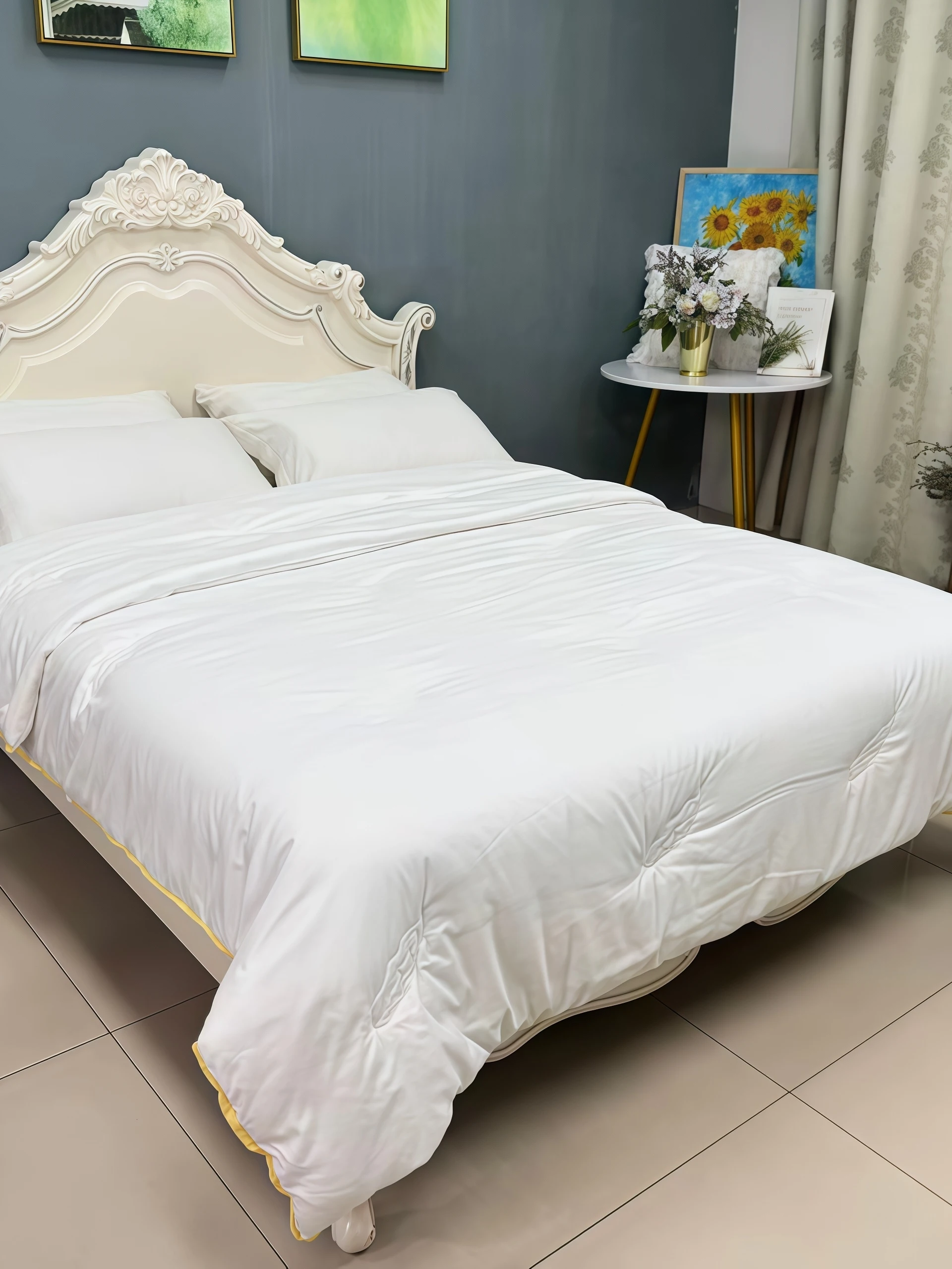 

All Seasons Soybean Fiber Blanket Duvet Core Spring Autumn Winter Cotton Soybean Duvet Core 50% Polyester Fabric Cover Warmth