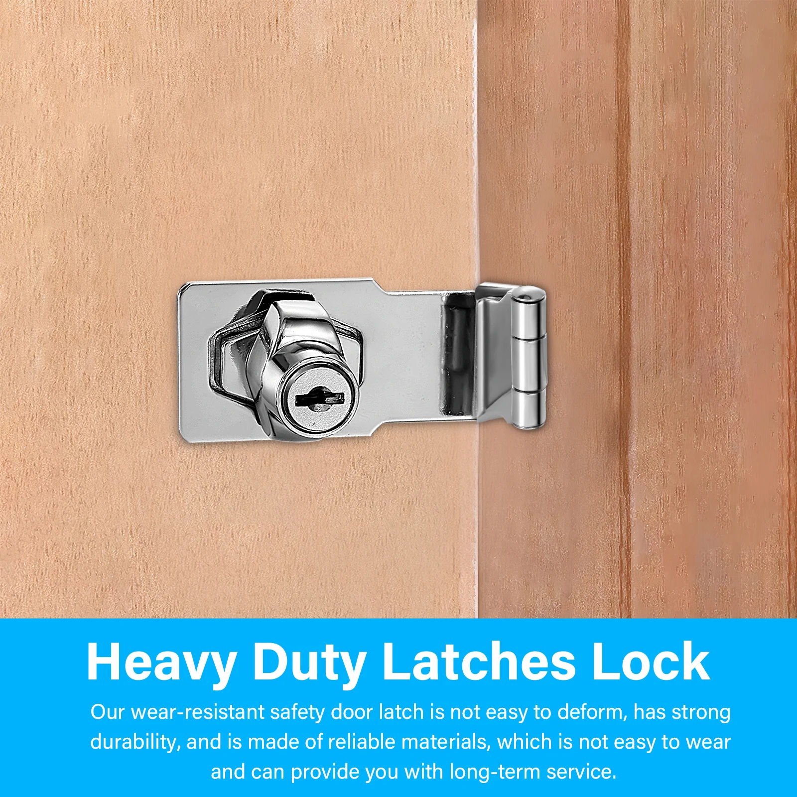 

Сверхмощный дверной замок, прямоугольная пряжка, железная рама для домашней безопасности, противоугонная защелка для оконного шкафа, мебельная одежда