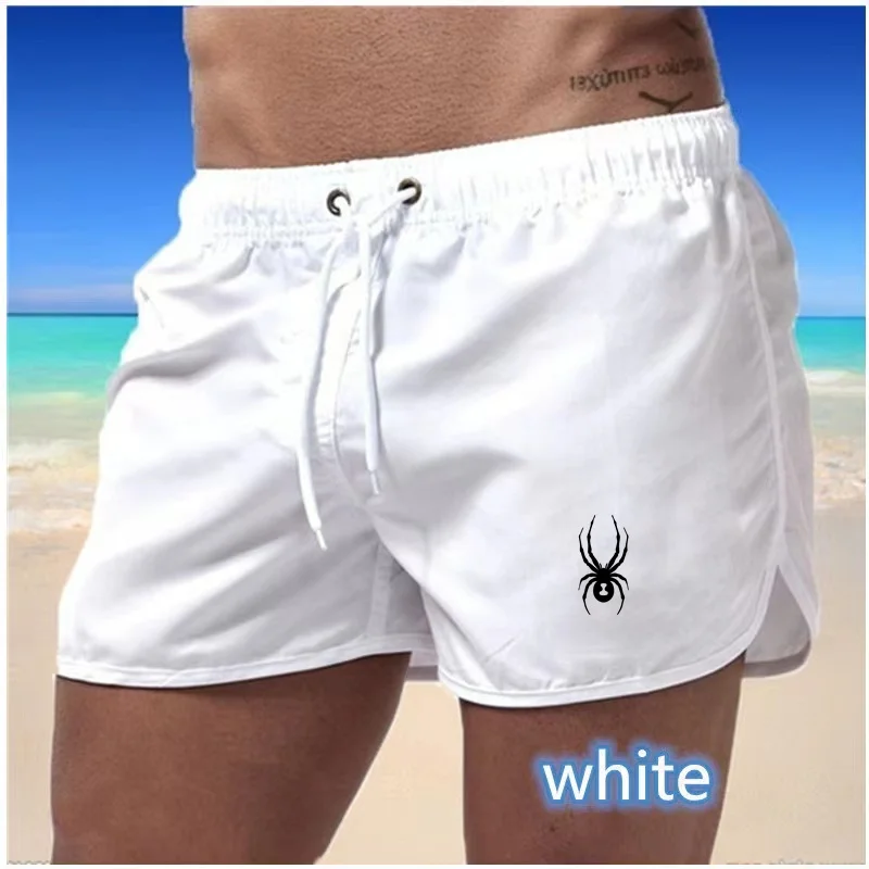 Men's Summer Swimming Shorts Swimsuit Breathable Quick Drying Drawstring Pocket Beach Pants Suitable For Summer Surfing Beach